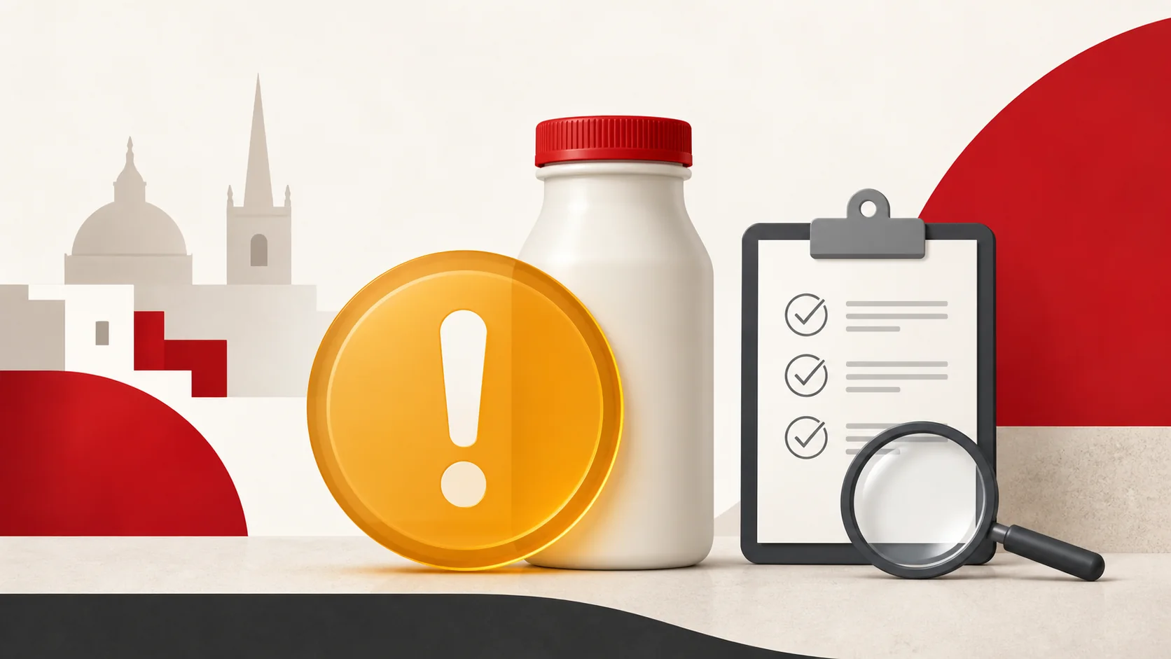 Editorial illustration: Malta News. Generic consumer safety image; not the recalled product.
